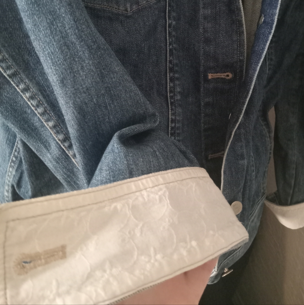J. Jill Dark Blue Denim Jacket for Womam - Picture 4 of 4